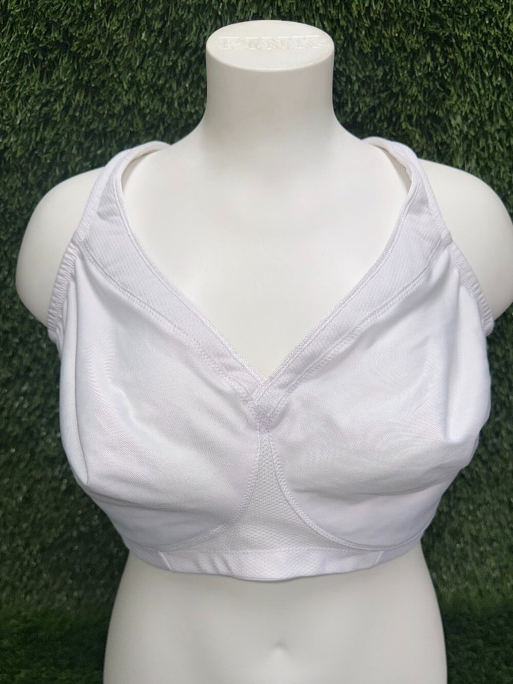 GLAMORISE ULTIMATE FULL FIGURE SOFT CUP SPORTS BRA SZ 50D
